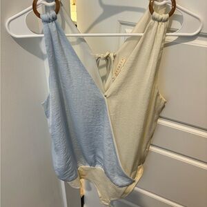 Super cute bodysuit blouse; Never Worn